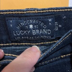 Lucky Brand Dark Blue Denim Sofia Skinny- great shape